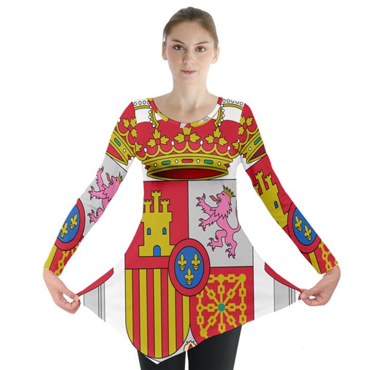 Coat of Arms of Spain Long Sleeve Tunic 