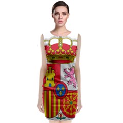 Coat of Arms of Spain Classic Sleeveless Midi Dress