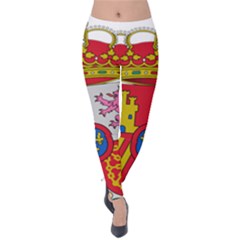 Coat of Arms of Spain Velvet Leggings