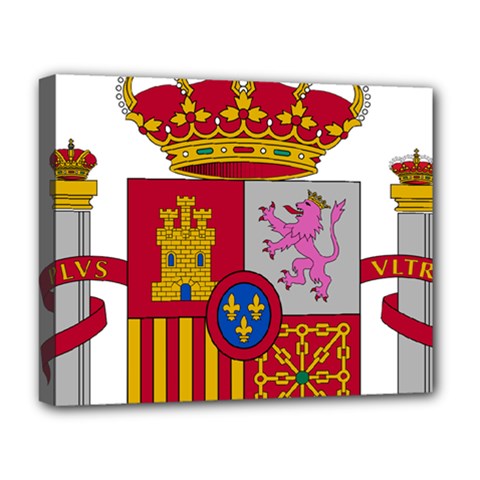 Coat Of Arms Of Spain Deluxe Canvas 20  X 16  (stretched) by abbeyz71