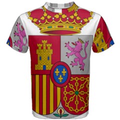 Coat Of Arms Of Spain Men s Cotton Tee by abbeyz71