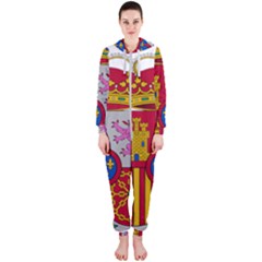 Coat Of Arms Of Spain Hooded Jumpsuit (ladies) 