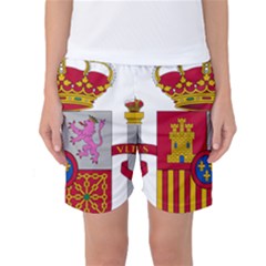 Coat Of Arms Of Spain Women s Basketball Shorts by abbeyz71