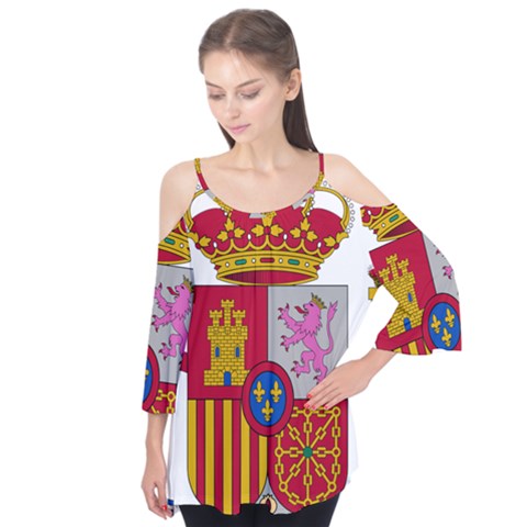 Coat Of Arms Of Spain Flutter Tees by abbeyz71