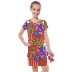 Coat Of Arms Of Spain Kids  Cross Web Dress by abbeyz71