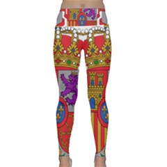 Coat Of Arms Of Spain Lightweight Velour Classic Yoga Leggings by abbeyz71
