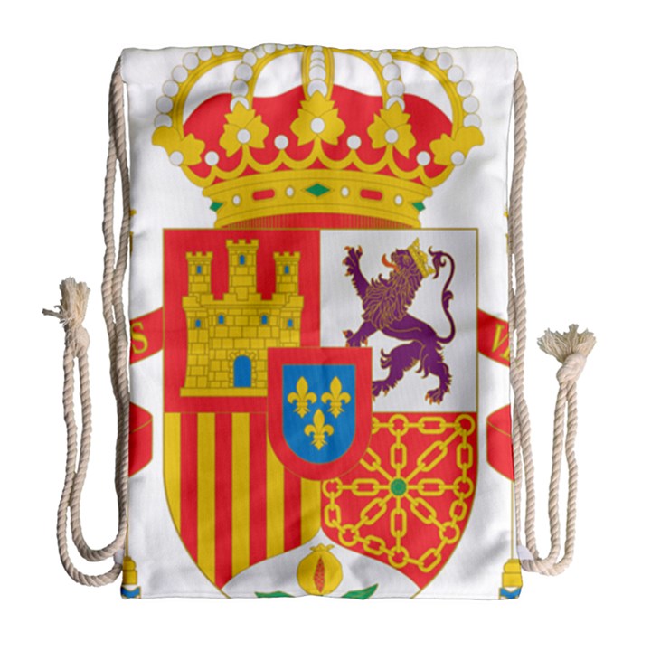 Coat of Arms of Spain Drawstring Bag (Large)