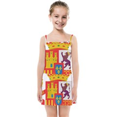 Coat Of Arms Of Spain Kids Summer Sun Dress by abbeyz71