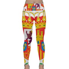 Coat Of Arms Of Spain Lightweight Velour Classic Yoga Leggings by abbeyz71