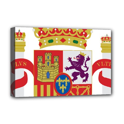 Coat Of Arms Of Spain Deluxe Canvas 18  X 12  (stretched)