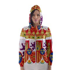 Coat Of Arms Of Spain Hooded Windbreaker (women) by abbeyz71