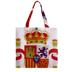 Coat Of Arms Of Spain Zipper Grocery Tote Bag by abbeyz71