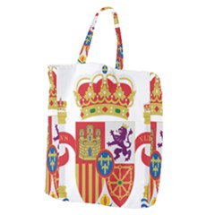 Coat Of Arms Of Spain Giant Grocery Tote by abbeyz71