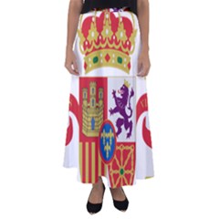 Coat Of Arms Of Spain Flared Maxi Skirt by abbeyz71