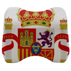 Coat Of Arms Of Spain Velour Head Support Cushion by abbeyz71