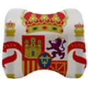 Coat of Arms of Spain Velour Head Support Cushion View1