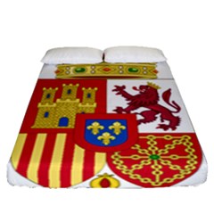 Coat Of Arms Of Spain Fitted Sheet (queen Size)