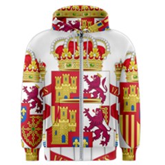Coat Of Arms Of Spain Men s Zipper Hoodie by abbeyz71