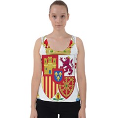 Coat Of Arms Of Spain Velvet Tank Top by abbeyz71