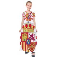 Coat Of Arms Of Spain Kids  Short Sleeve Maxi Dress by abbeyz71