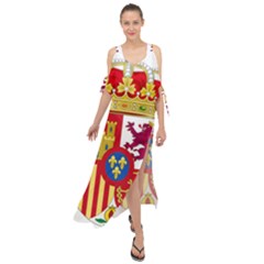Coat Of Arms Of Spain Maxi Chiffon Cover Up Dress by abbeyz71