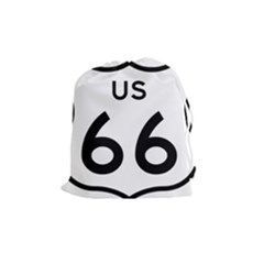 Route 66 Drawstring Pouch (medium)