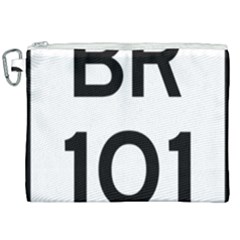 Brasil Br-101 Transcoastal Highway Canvas Cosmetic Bag (xxl) by abbeyz71