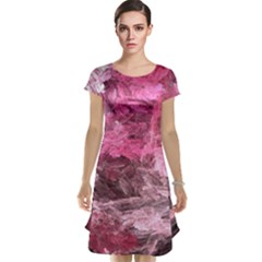 Pink Crystal Fractal Cap Sleeve Nightdress