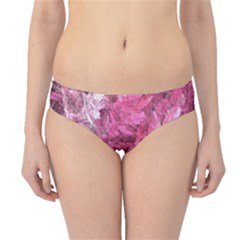 Pink Crystal Fractal Hipster Bikini Bottoms by bloomingvinedesign