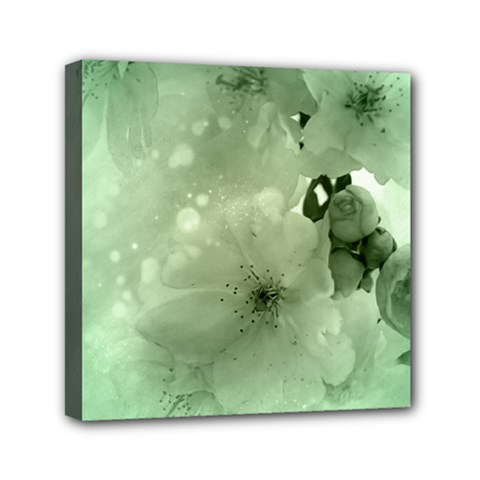 Wonderful Flowers In Soft Colors Mini Canvas 6  X 6  (stretched) by FantasyWorld7