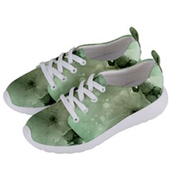 Wonderful Flowers In Soft Colors Women s Lightweight Sports Shoes by FantasyWorld7