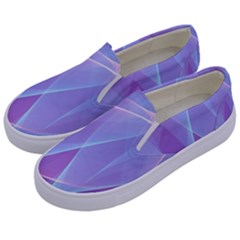 Background Light Glow Abstract Art Kids  Canvas Slip Ons