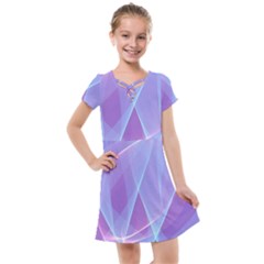 Background Light Glow Abstract Art Kids  Cross Web Dress