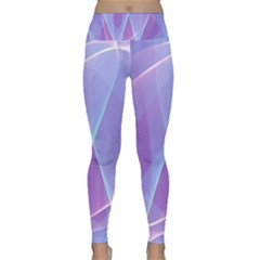 Background Light Glow Abstract Art Lightweight Velour Classic Yoga Leggings by Sapixe