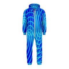 Background Light Glow Abstract Art Hooded Jumpsuit (kids)