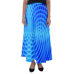 Background Light Glow Abstract Art Flared Maxi Skirt