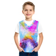 Background Drips Fluid Colorful Kids  Sportswear