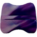 Purple Background Art Abstract Watercolor Velour Head Support Cushion View2