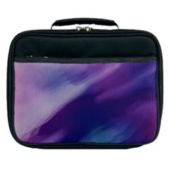 Purple Background Art Abstract Watercolor Lunch Bag by Sapixe