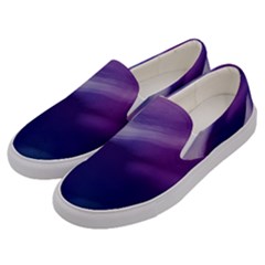 Purple Background Art Abstract Watercolor Men s Canvas Slip Ons by Sapixe
