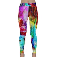 Background Art Abstract Watercolor Classic Yoga Leggings