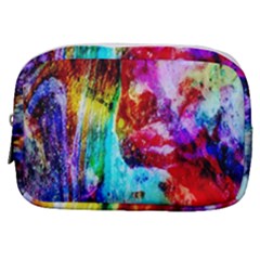 Background Art Abstract Watercolor Make Up Pouch (Small)