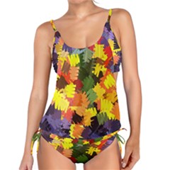 Mural Murals Graffiti Texture Tankini Set by Sapixe