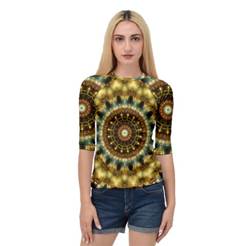 Pattern Abstract Background Art Quarter Sleeve Raglan Tee by Sapixe