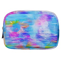 Background Drips Fluid Colorful Make Up Pouch (small) by Sapixe