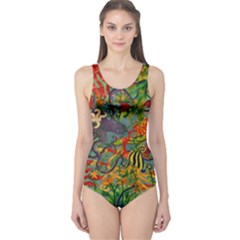 Dubai Hotel Art One Piece Swimsuit