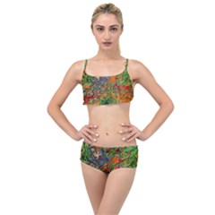 Dubai Hotel Art Layered Top Bikini Set