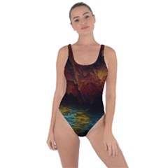 Background Cave Art Abstract Bring Sexy Back Swimsuit