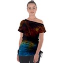 Background Cave Art Abstract Tie-Up Tee View1