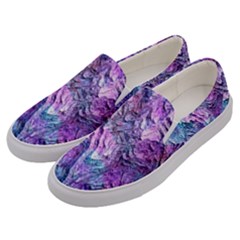 Background Peel Art Abstract Men s Canvas Slip Ons by Sapixe